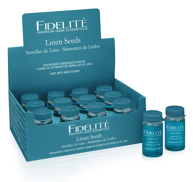 Caja Ampollas Semillas de Lino 12 Unid. X 15 Ml. - Fidelite