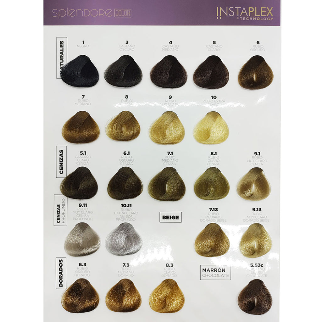Carta De Colores Instaplex 42 Tonos - Mav
