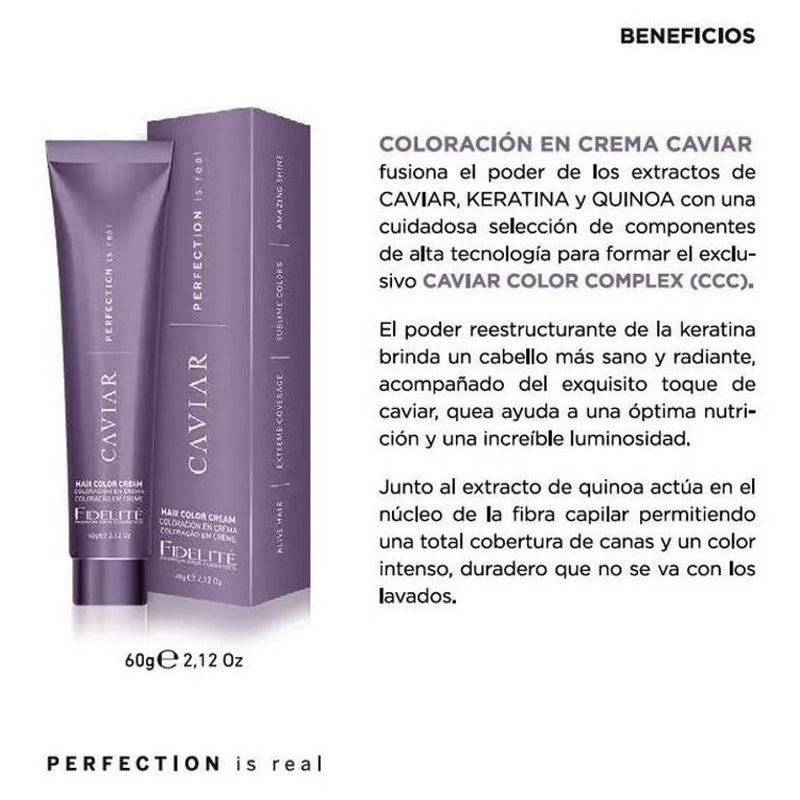12 Tinturas Caviar+agua Caviar+deco Ever Blonde - Fidelité