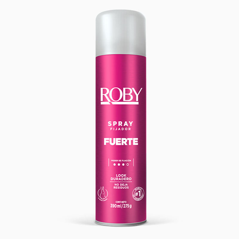 Spray Fijador Fuerte x 390ml - Roby