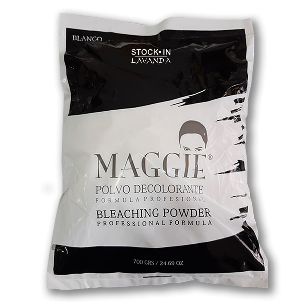 Polvo Decolorante Blanco, Celeste, Mentolado X 700 Gr. - Maggie