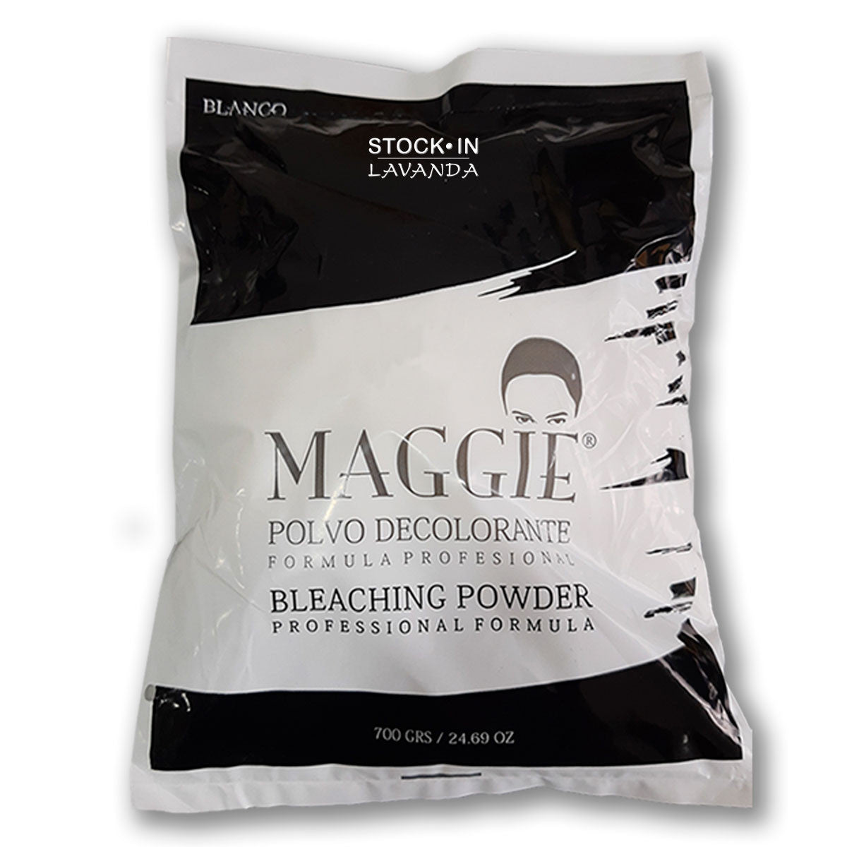 Polvo Decolorante Blanco, Celeste, Mentolado X 700 Gr. - Maggie