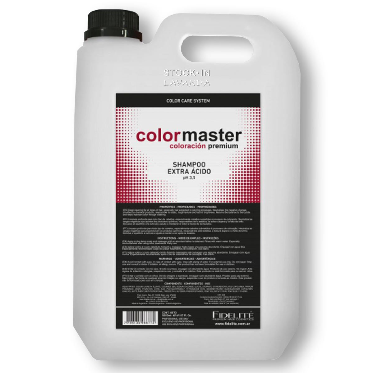 Shampoo Acido Color Master X 5 Lt. - Fidelite