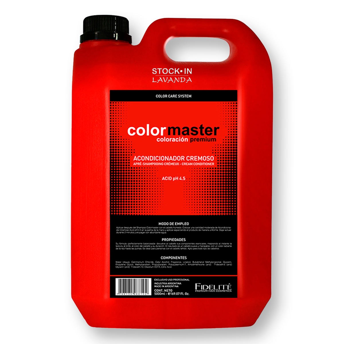 Acondicionador Ácido - 5 Litros - Color Master - Fidelité