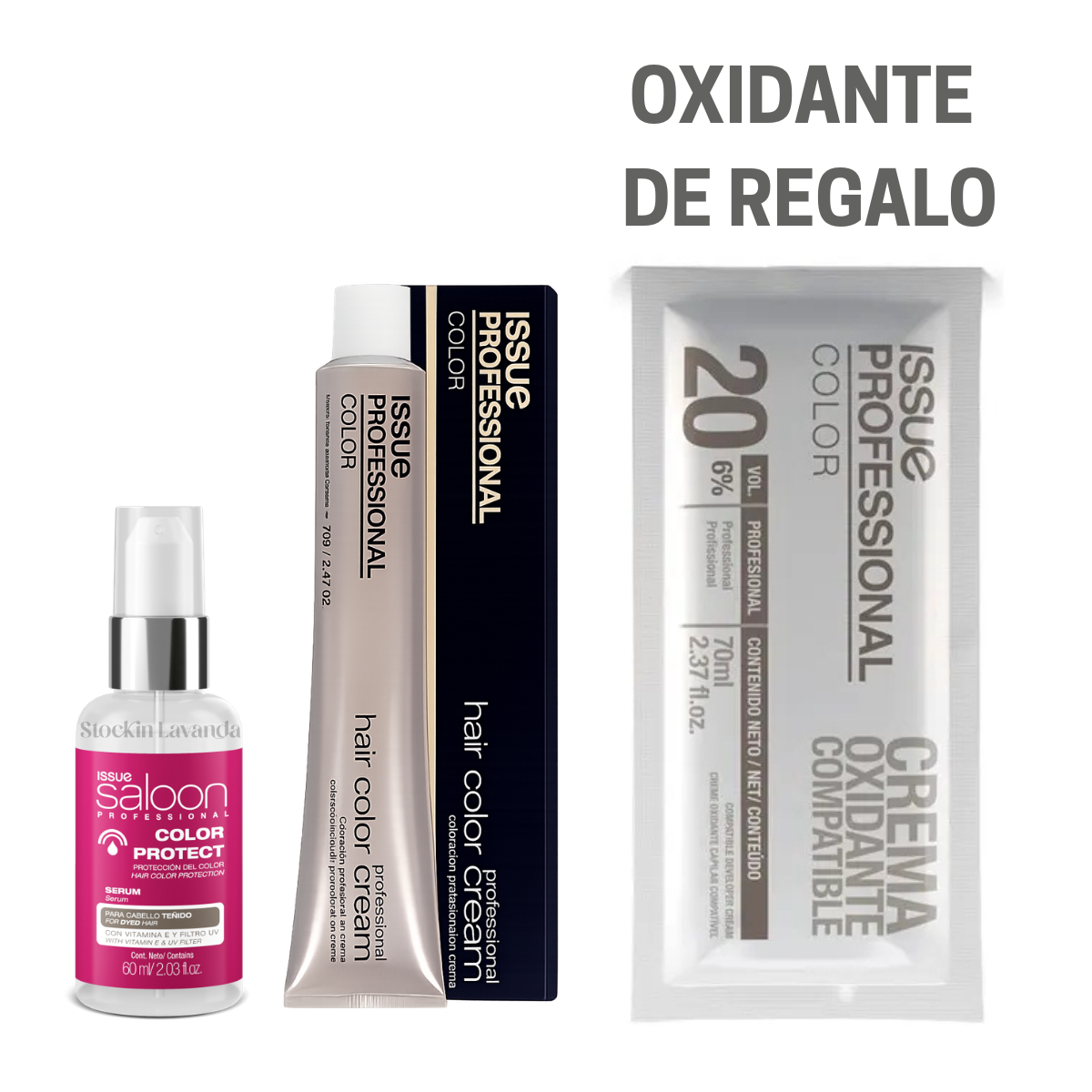 12 Tinturas + 1 Serum Color Protect X 60ML. - Issue Professional