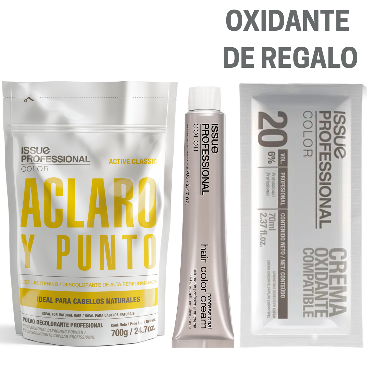 12 Tinturas Professional Color + 1 Decolorante Active Classic - Issue Professional