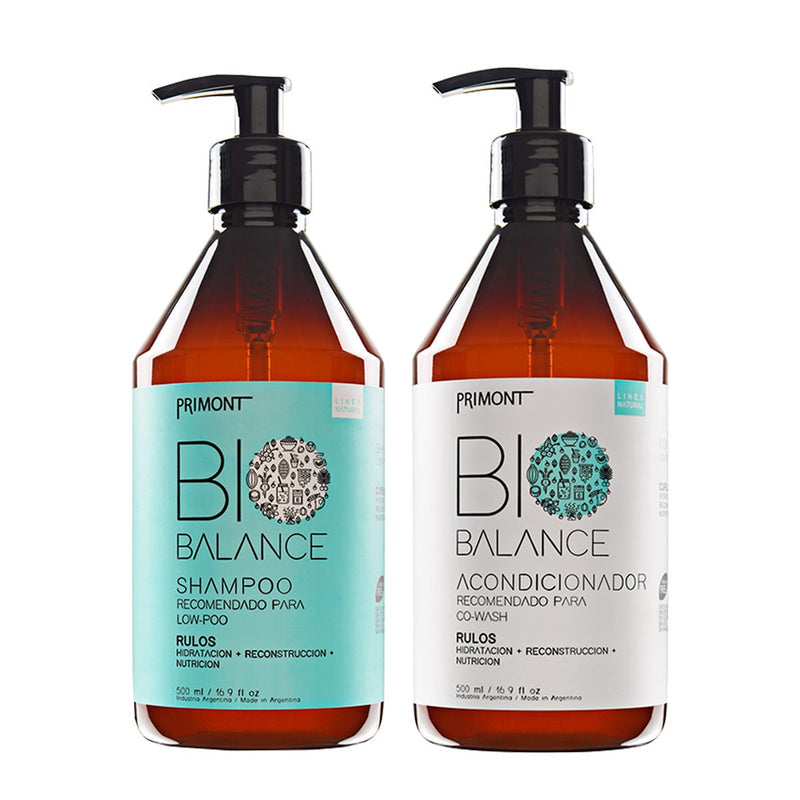 Kit Rizos Shampoo X500ml + Acondicionador X500ml - Bio Balance - Primont