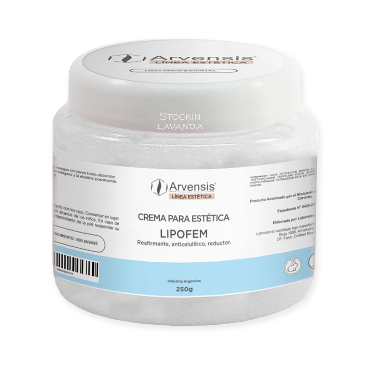 Crema Corporal Lipo Fem X 250 Gr. - Linea Estetica - Arvensis