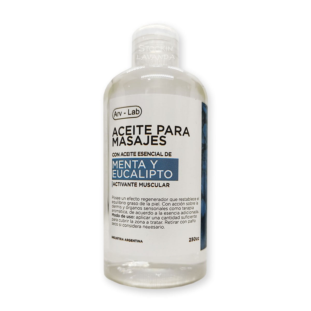 Aceite Base Corporal De Menta Y Eucalipto X 250 Gr. - Arvensis