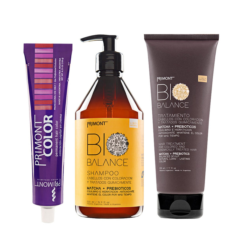 20 Tinturas Color Plex + Shampoo Y Tratamiento Cabellos Dañados Químicamente - Primont