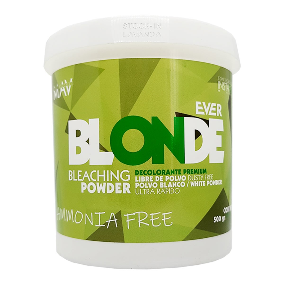 Polvo Decolorante Con Instaplex Free X 500 Gr. - Ever Blonde - Mav