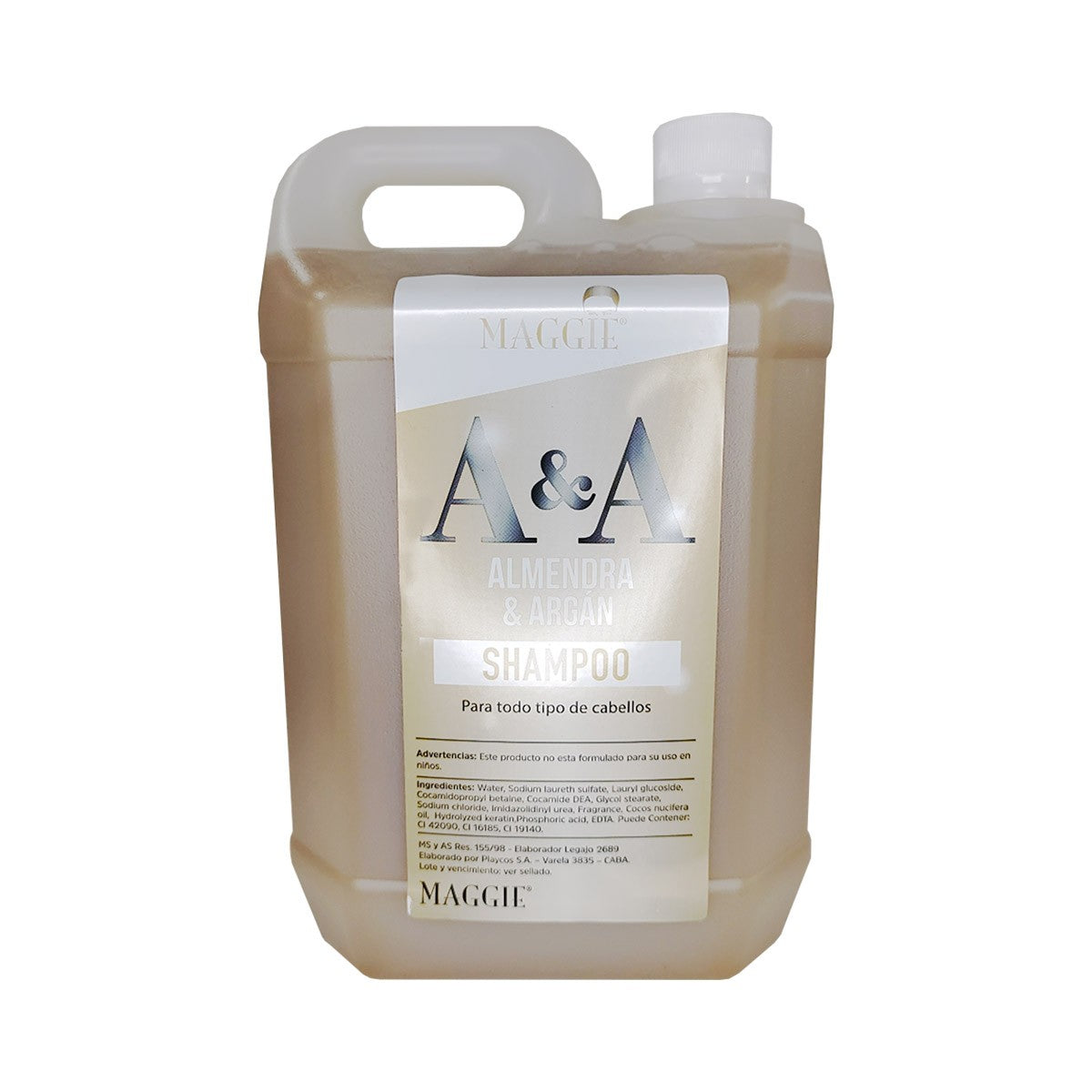 Shampoo Almendra Y Argan  X 2 Lt. - Maggie