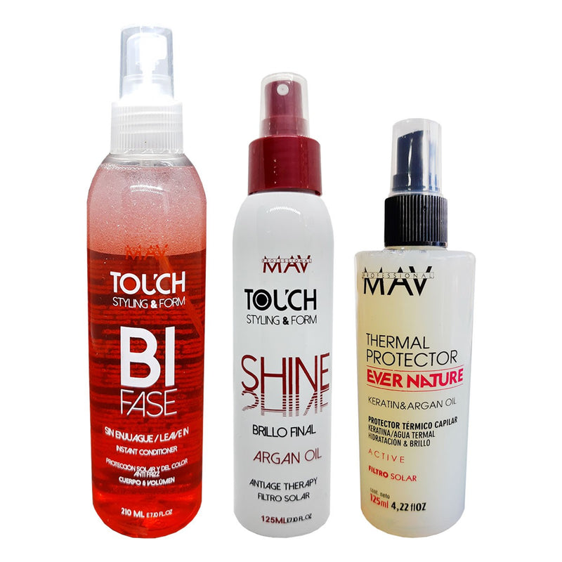 6 Bi Fase + 6 Protectores Termicos + 6 Brillo Final - Mav