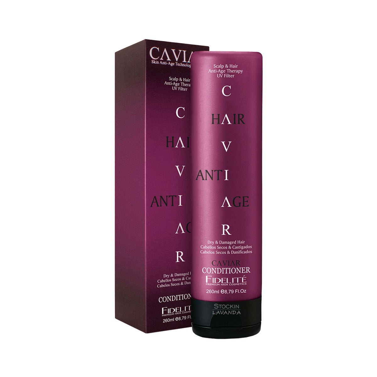 Acondicionador Cabellos Secos y Castigados - 260 Ml - Caviar - Fidelité