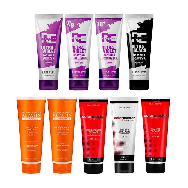 18 Shampoo Y/o Acondicionador X230gr a eleccion - Fidelite