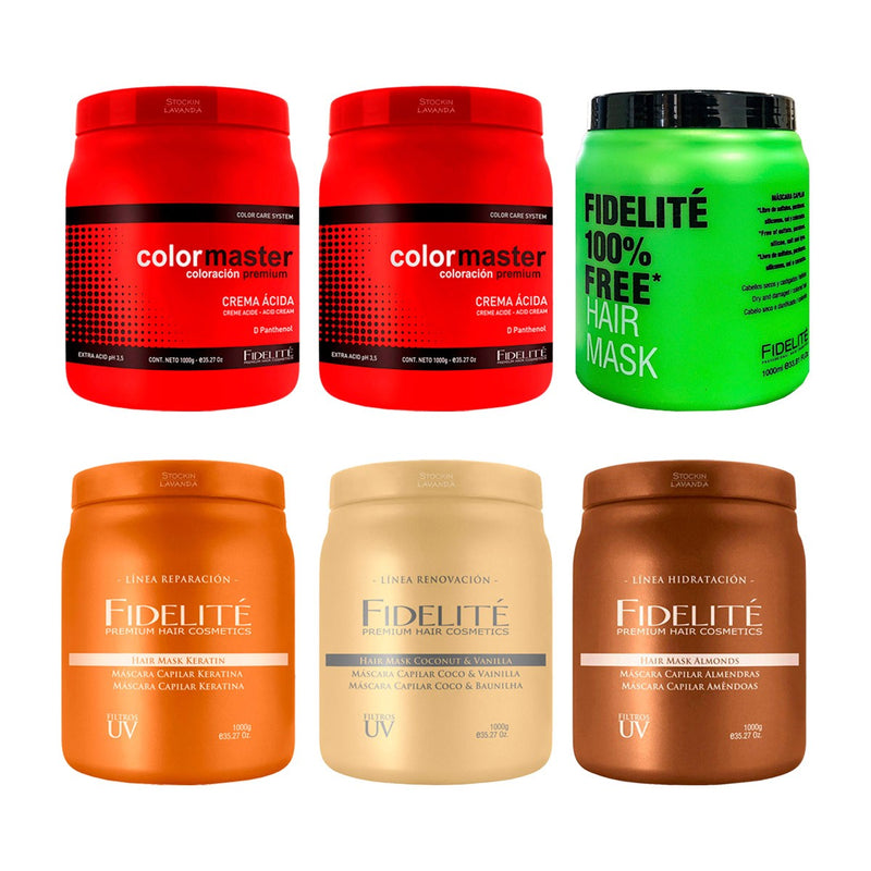 6 Mascaras X 1 Kg C/u Surtidas - Fidelite