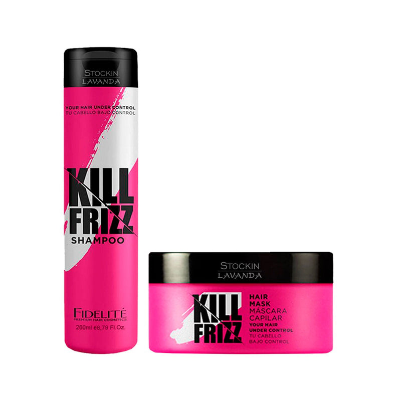Kit shampoo x 260 ml. + mascara x 250 gr. Kill Frizz - Fidelite