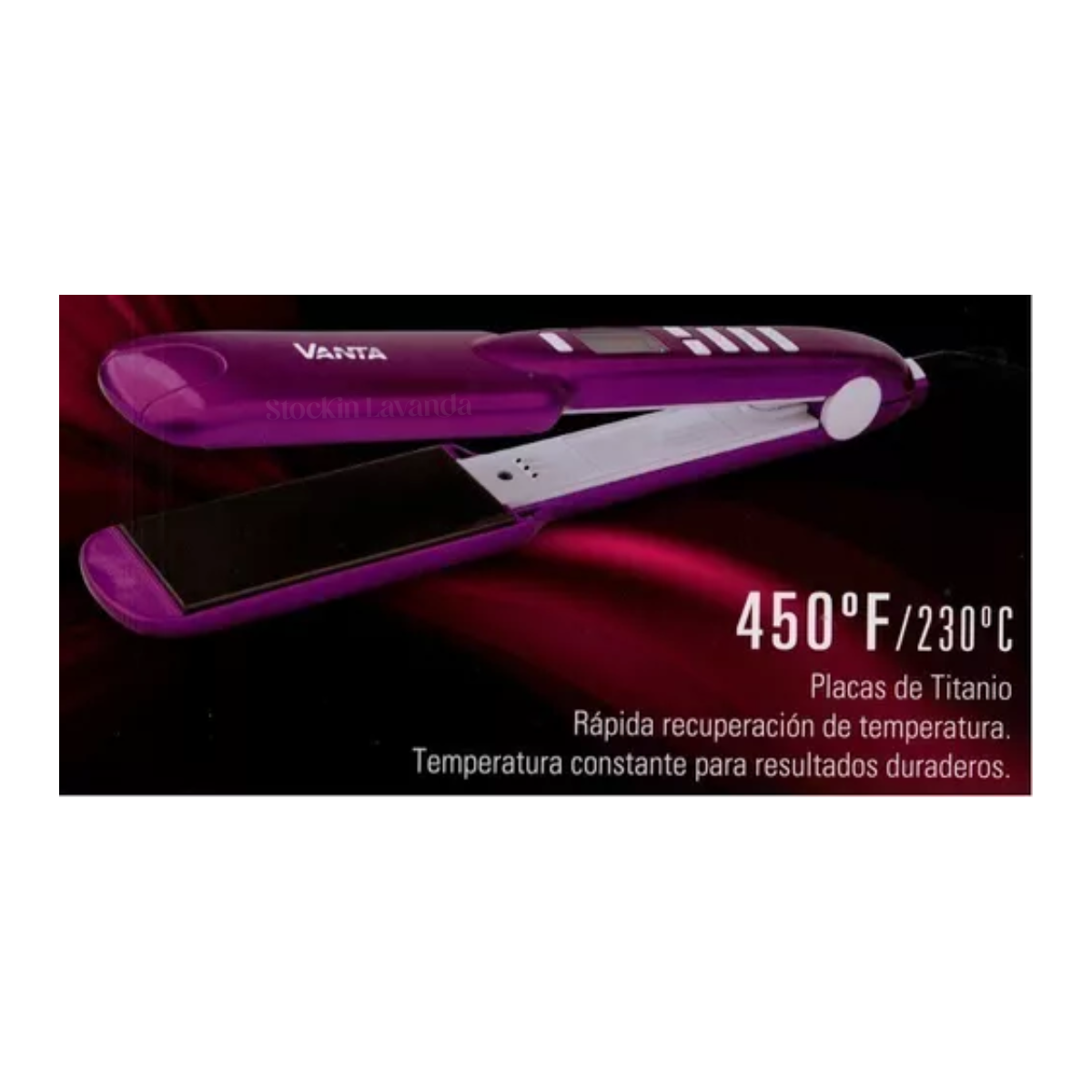 Plancha para el pelo Titanium - Vanta