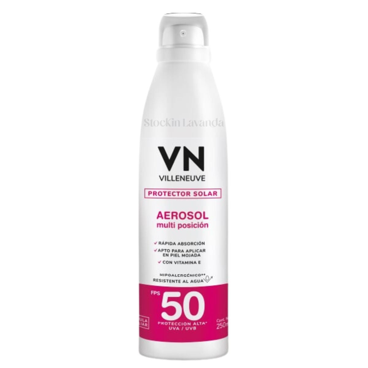 Protector Solar Spray Continuo FPS 50 - 250 ml. - Villeneuve