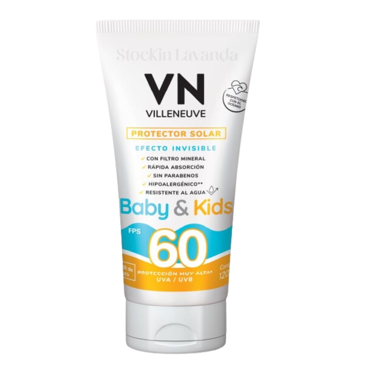 Protector Solar Crema Baby and Kids x 120 ml. - Villeneuve