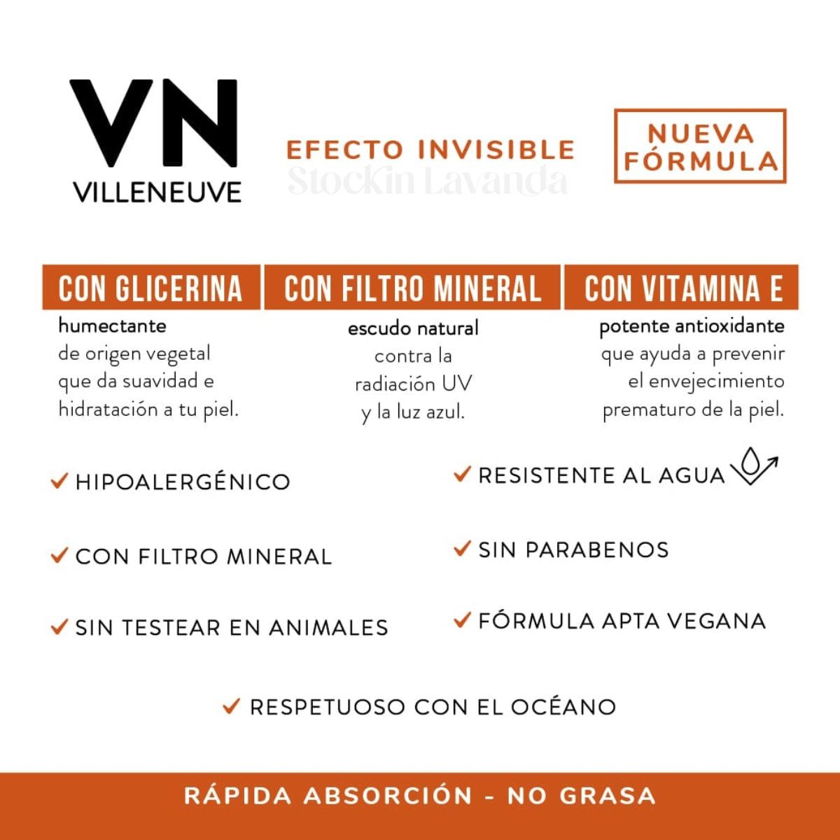 Protector Solar Crema 40 FPS x 120 ml. - Villeneuve