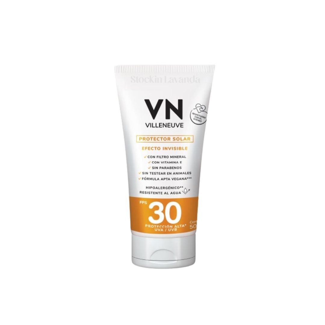 Protector Solar Crema FPS 30 x 120 ml. - Villeneuve