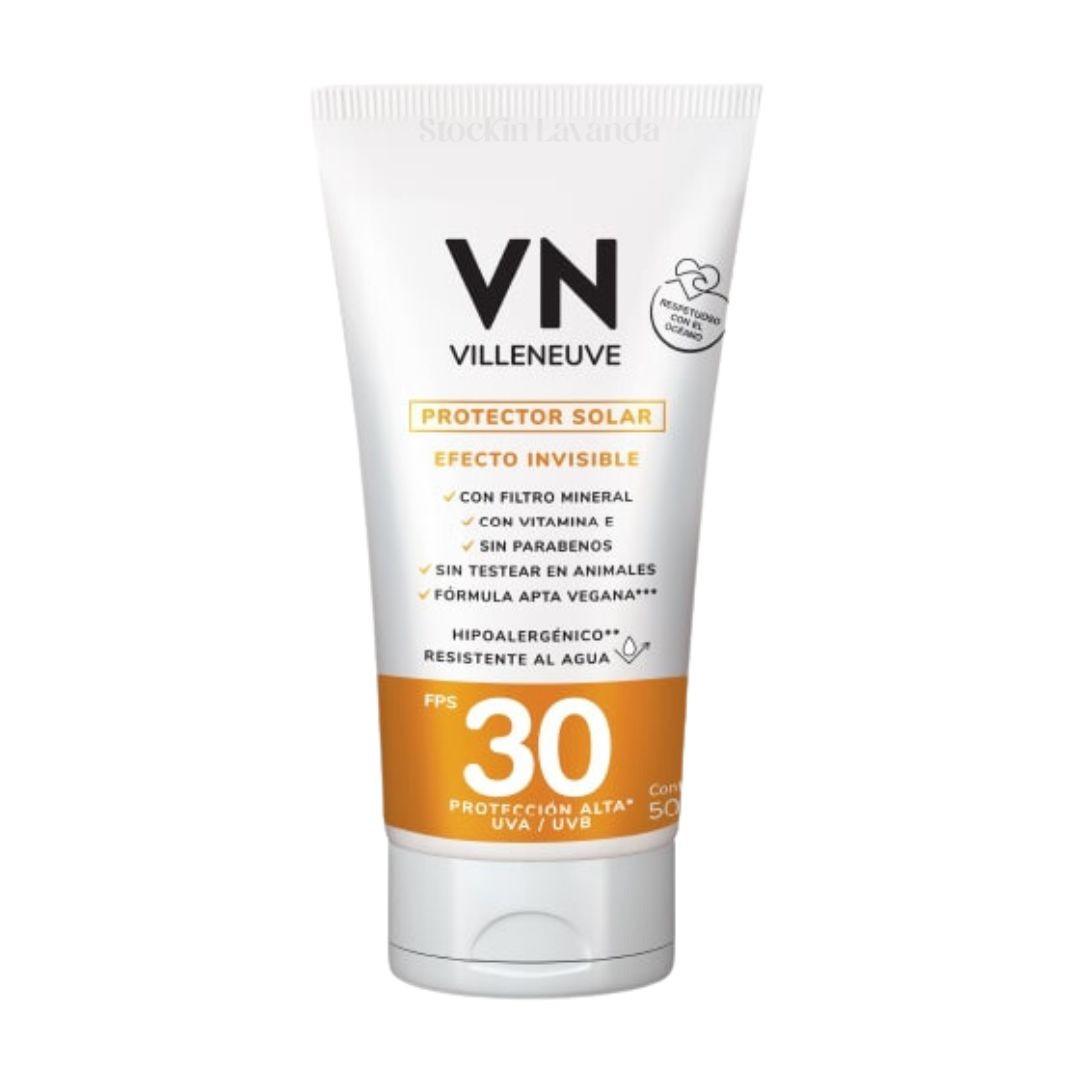 Protector Solar Crema FPS 30 x 250 ml. - Villeneuve