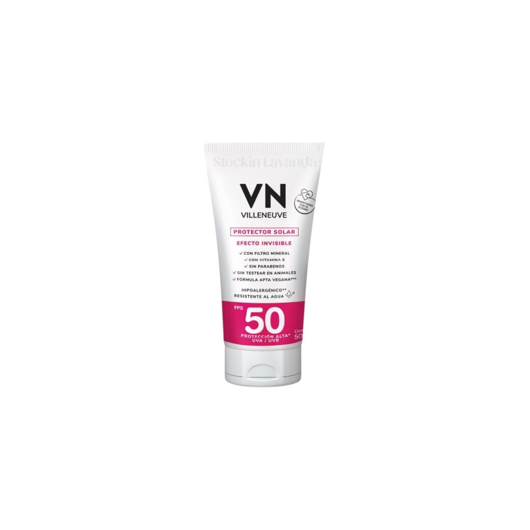 Protector Solar Crema FPS 50 x 50 ml. - Villeneuve