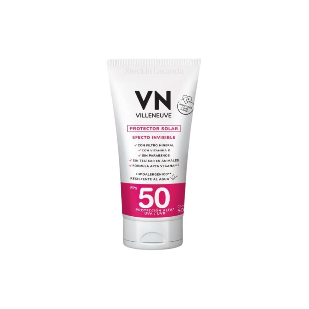 Protector Solar Crema FPS 50 x 120 ml. - Villeneuve