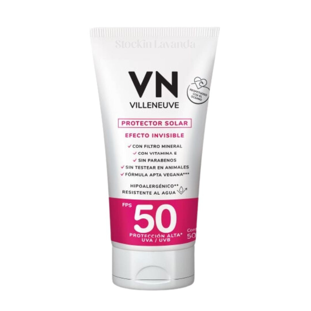 Protector Solar Crema FPS 50 x 250 ml. - Villeneuve