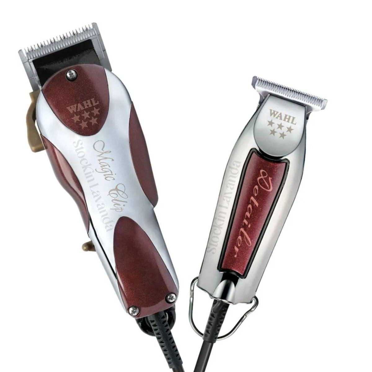 Kit Maquina De Corte Magic Clip Con Cable + Maquina patillera detailer - Wahl