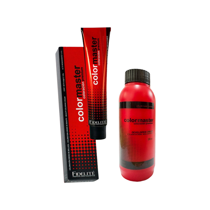 1 Tintura Color Master + 1 Oxidante x 90cc - Fidelite