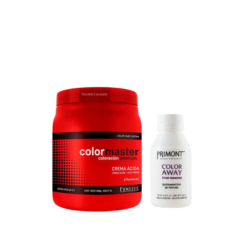 6 Mascaras acidas x1kg c/ u Fidelite+ 3 quitamanchas primont