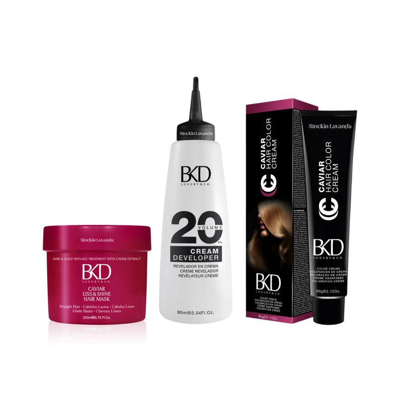 Kit Coloracion + Cuidado capilar  - Bkd