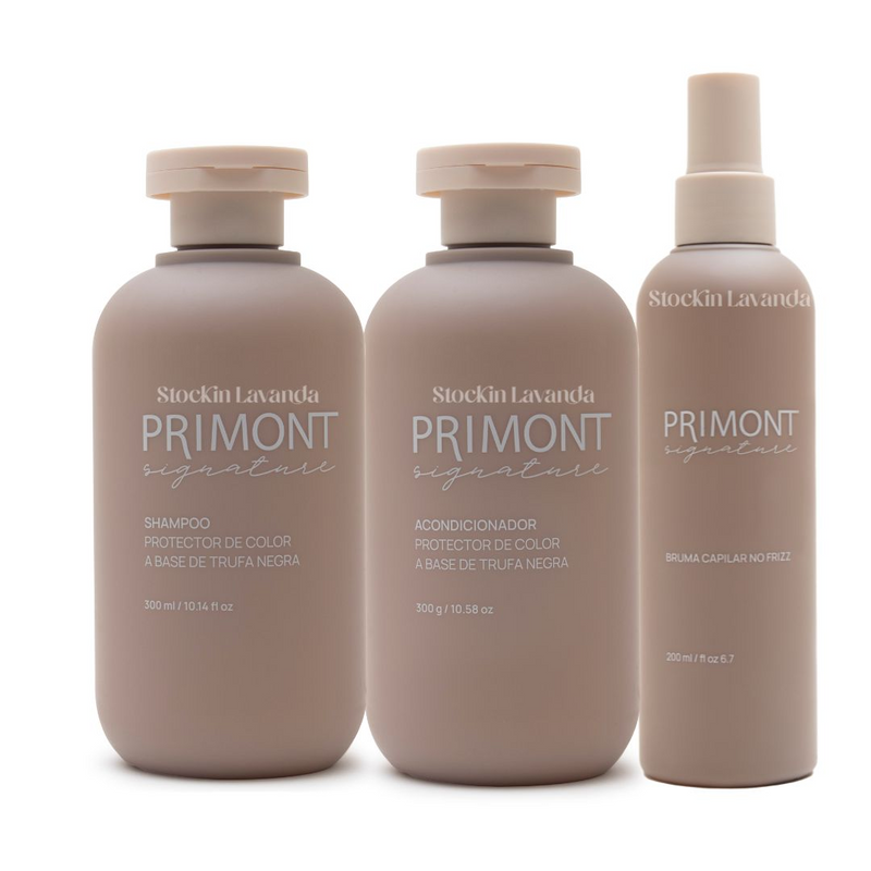 Pack Trufa Negra Shampoo, acondicionador y bruma protectora - Primont