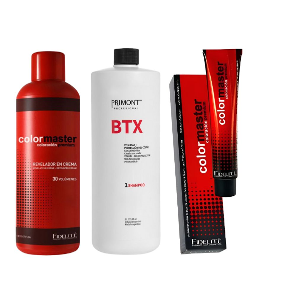 Kit Color Master Profesional – 36 tinturas y shampoo BTX reparador