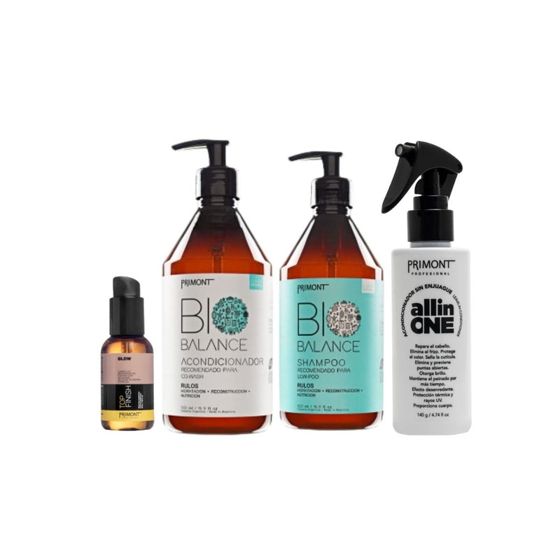 Kit Rulos Low-Poo – Definición natural y control del frizz - Primont