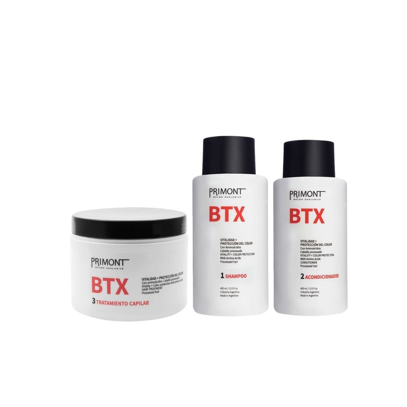Set Primont BTX profesional – Revitalización del cabello dañado