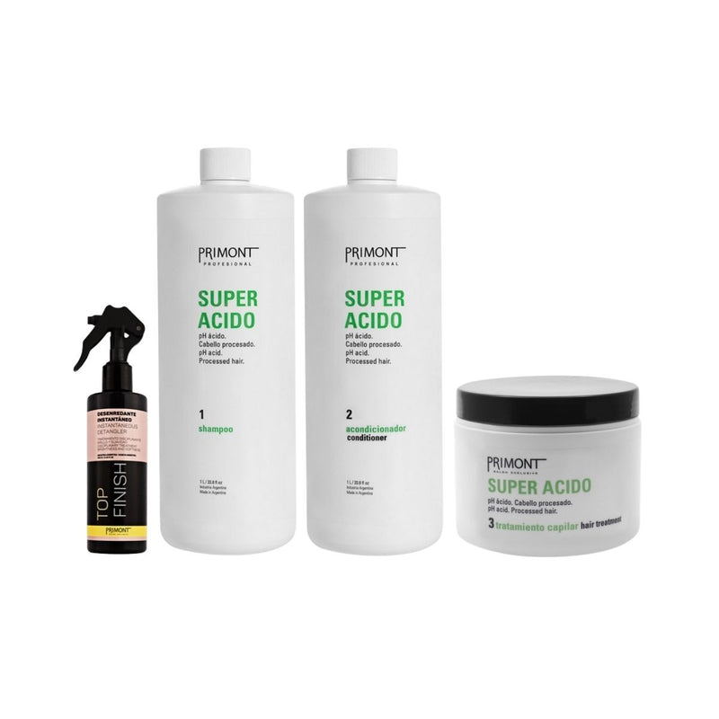 Pack Súper Ácido + Desenredante Top Finish - Primont
