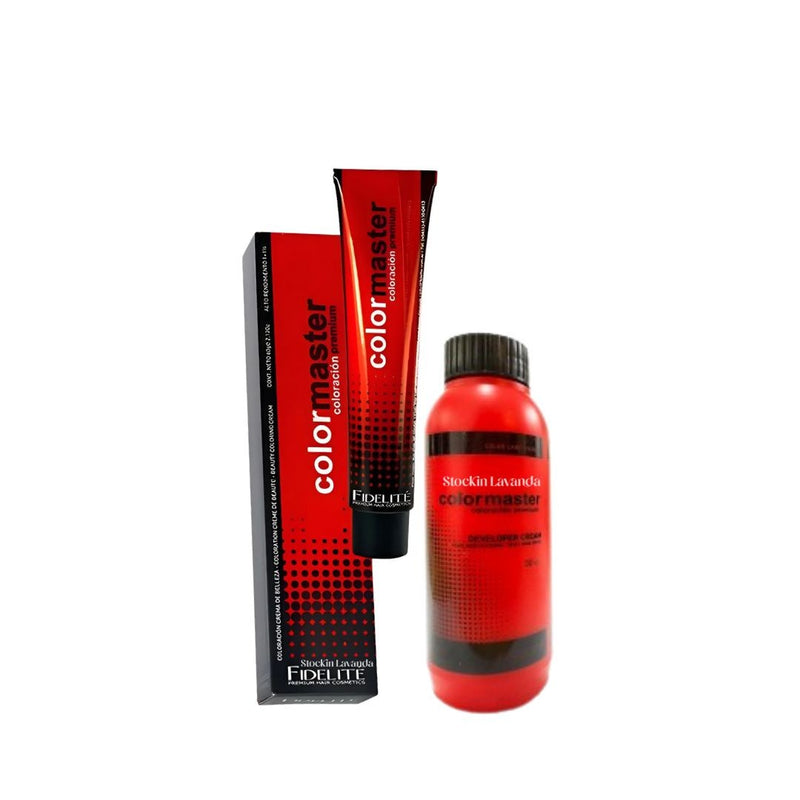 20 Tinturas Color Master + 20 oxidantes 20 vol x 90cc Color Master - Fidelite