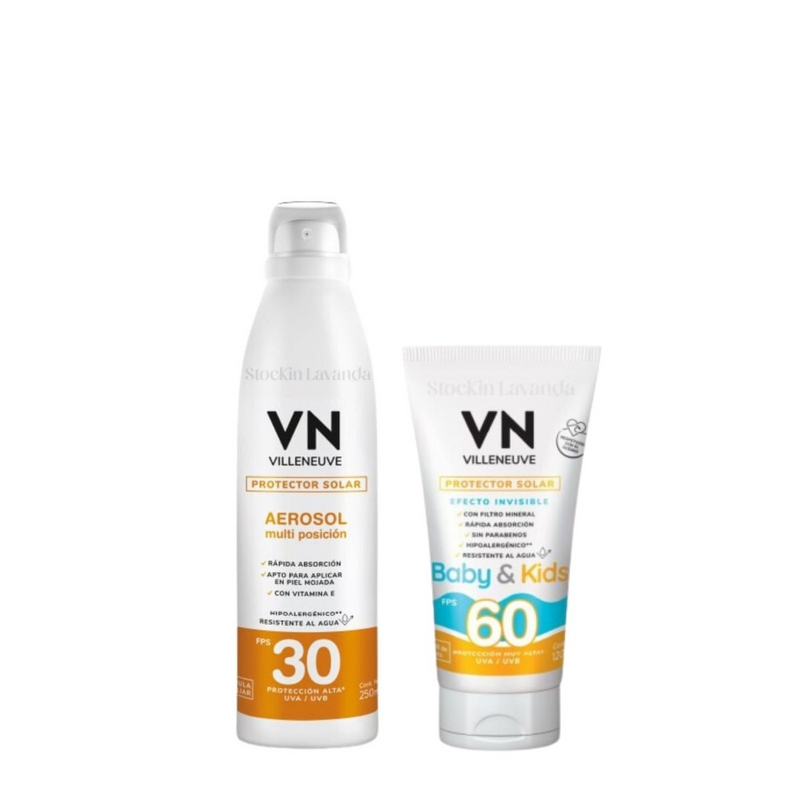 Kit proteccion solar familiar - Villeneuve