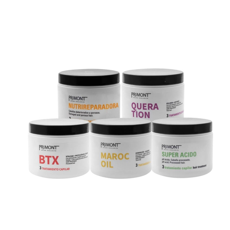 Tratamientos capilares x 500gr - 5 UNIDADES - Primont