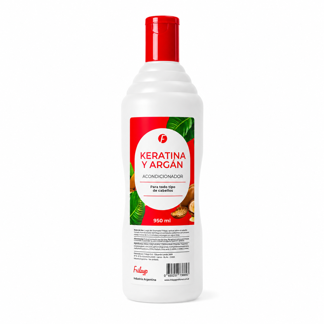 Acondicionador Keratina y Argán 950ml - Frilayp