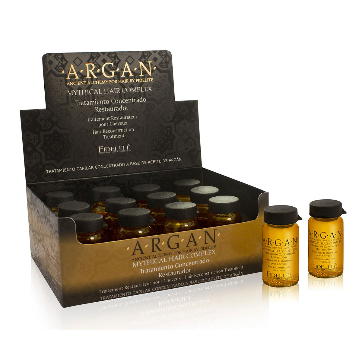 Caja Ampollas Argan 12 Unid. X15 Ml.C/u - Fidelite