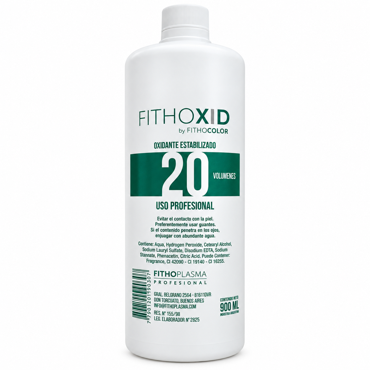 Oxigenada 20 vol x 900ml - Fithocolor