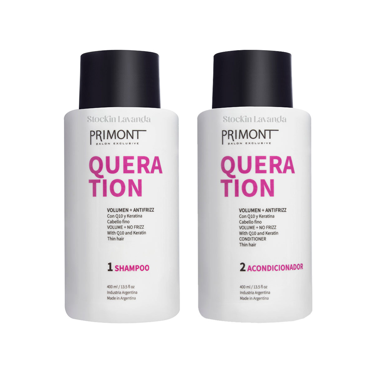Shampoo + Acondicionador Queration x 400 Ml. - Primont