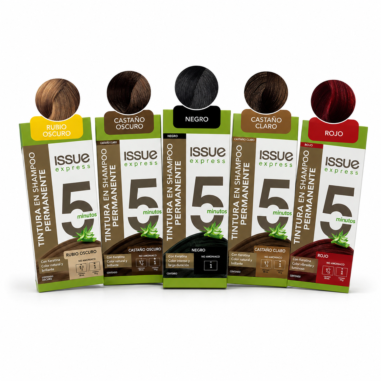 Tintura en Shampoo Express 5 Minutos - Issue Express