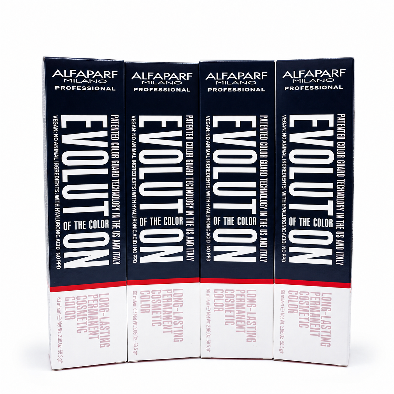 4 Tinturas Evolution x 60 Ml - Alfaparf