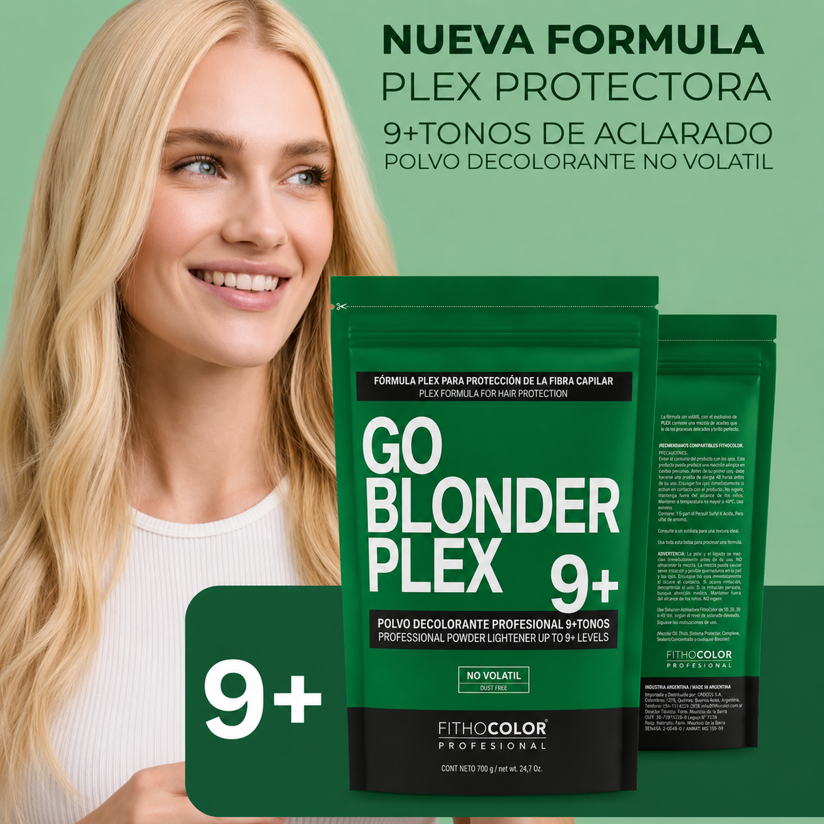 Decolorante Go Blonder Plex x 700grs - Fithoplasma