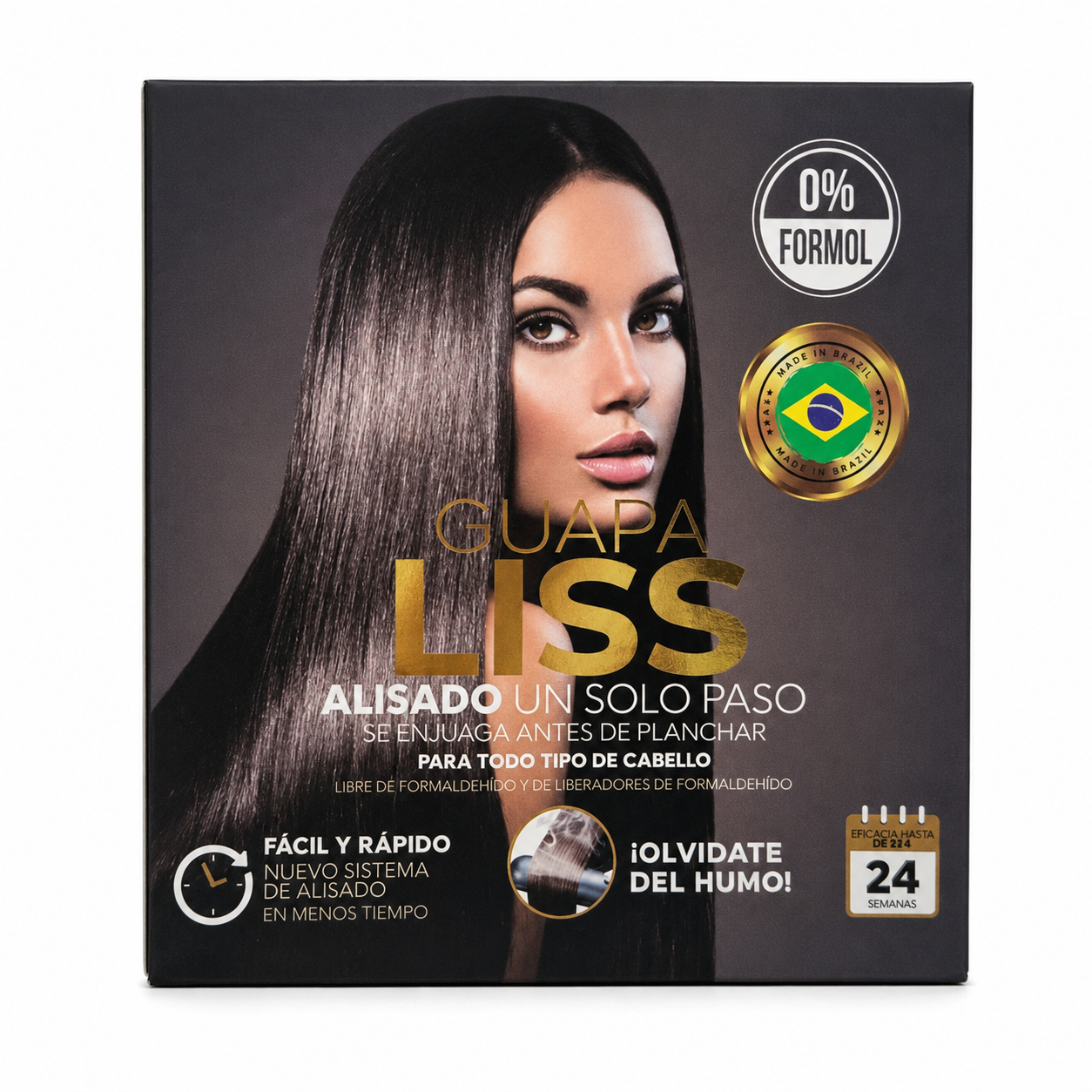 Kit Alisado Guapa Liss 3 Pasos x 100 ml